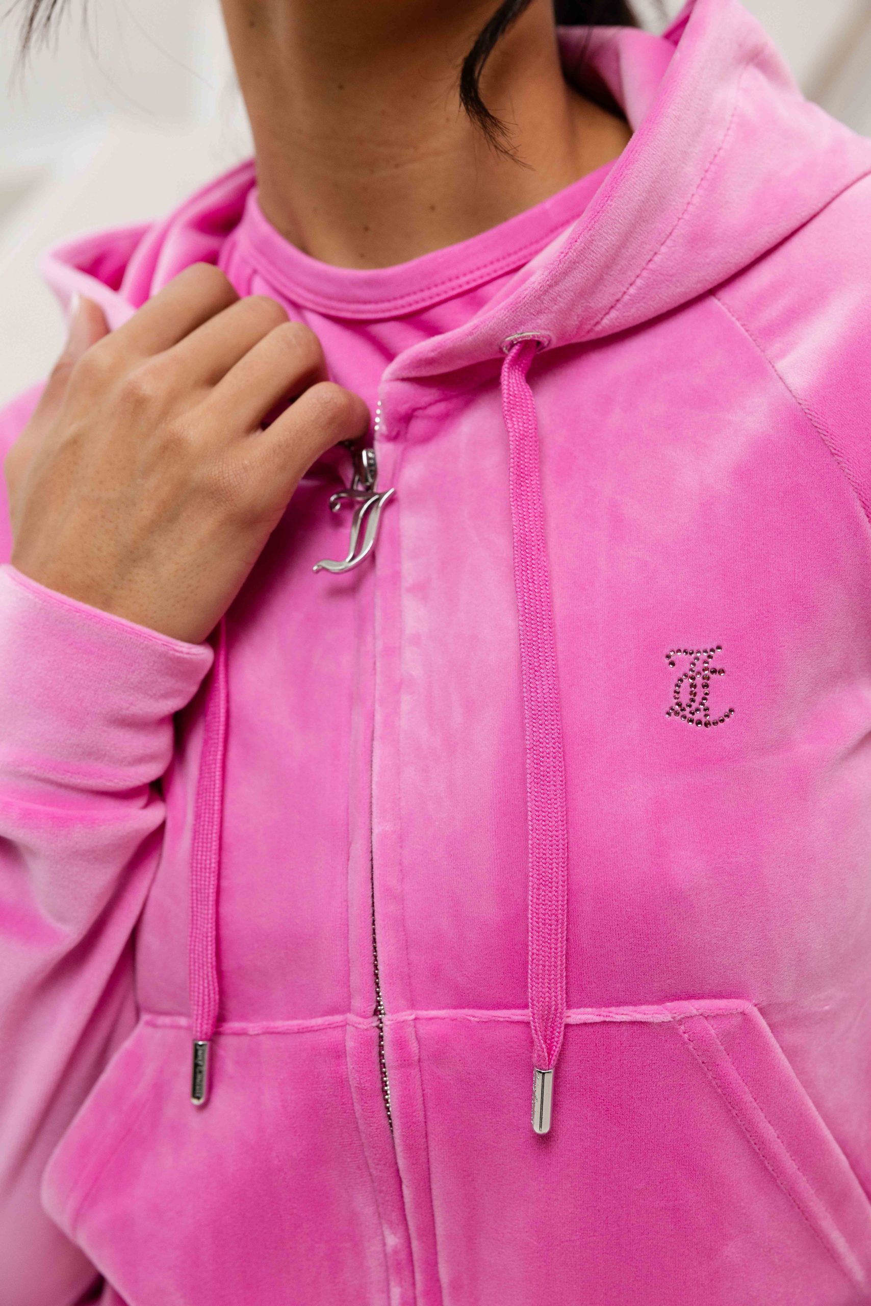 Juicy Couture Madison Full Zip Trainingspak Dames Roze