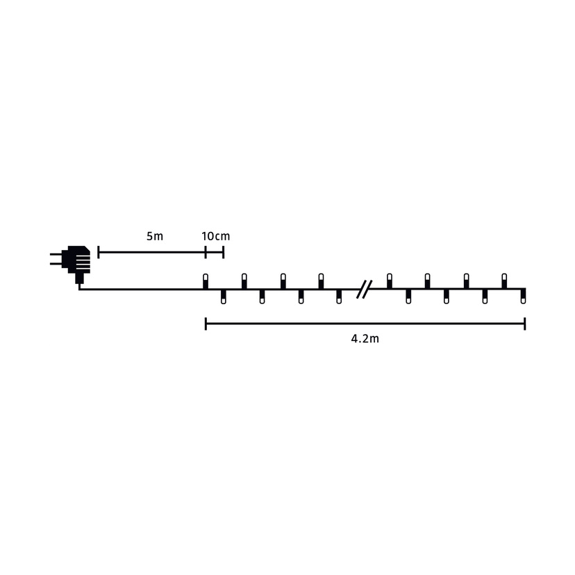 Lysslynge – startpakke LED 31 V 4,2 m IP44