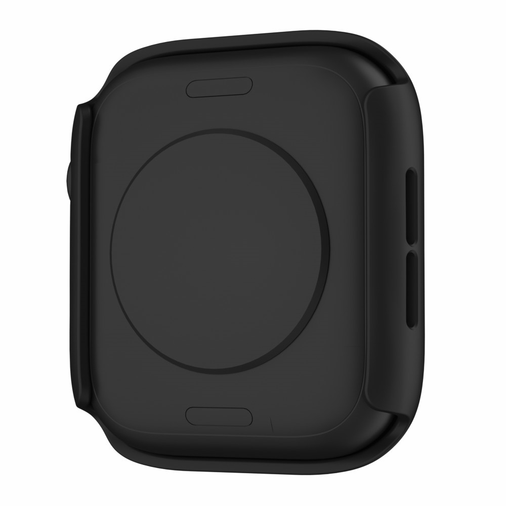 Apple Watch (45 mm) Hardcase Bumper   Display Schutzglas (IP68) - Schwarz