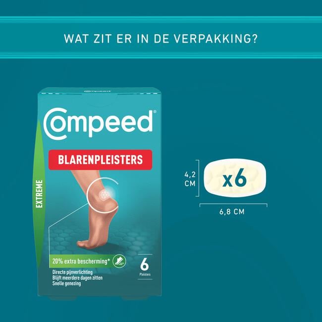 Compeed Blarenpleister Extreme 6 stuks