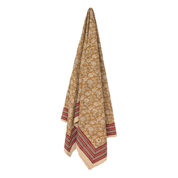 Doing Goods Plaid en coton Botanical  | Sable