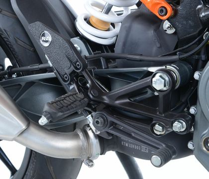 Film de protection R&G Racing platine talon noir (2 pièces)