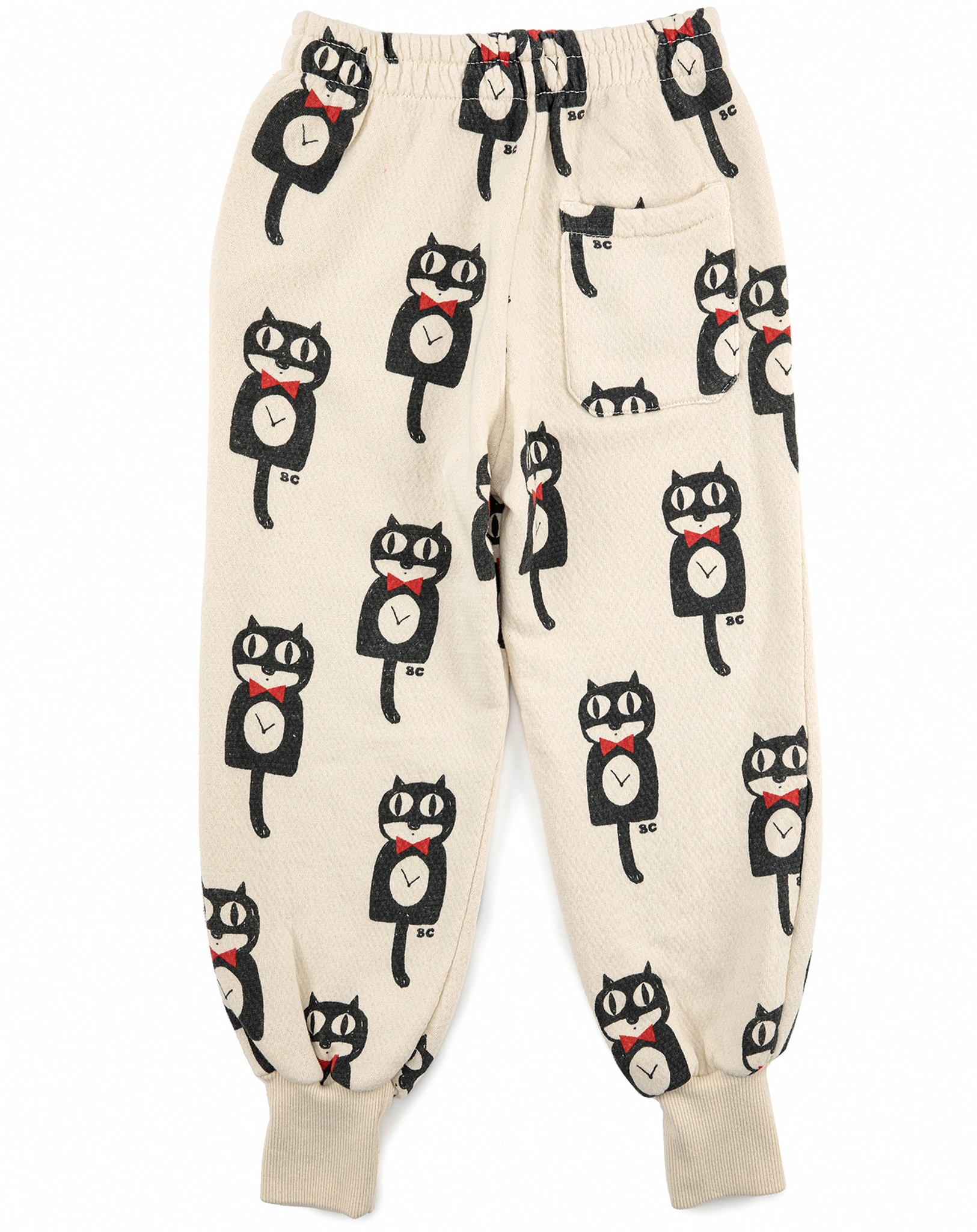 Jogginghose CAT O'CLOCK AOP in beige