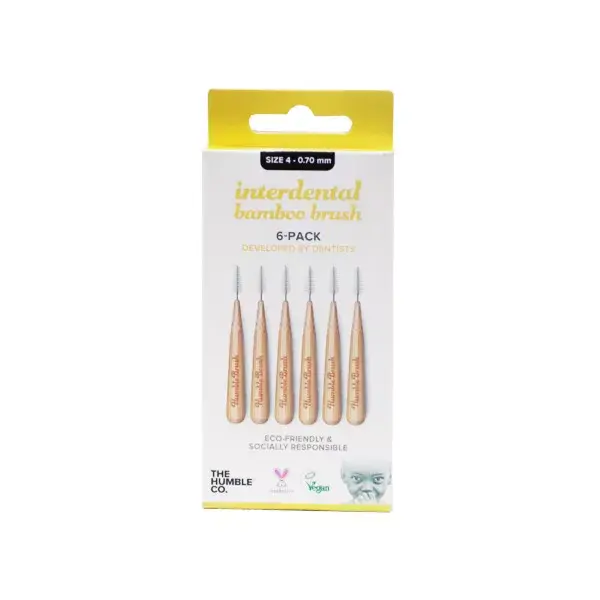 Escovas interdentais Humble 0,7 mm, pacote com 6 unidades