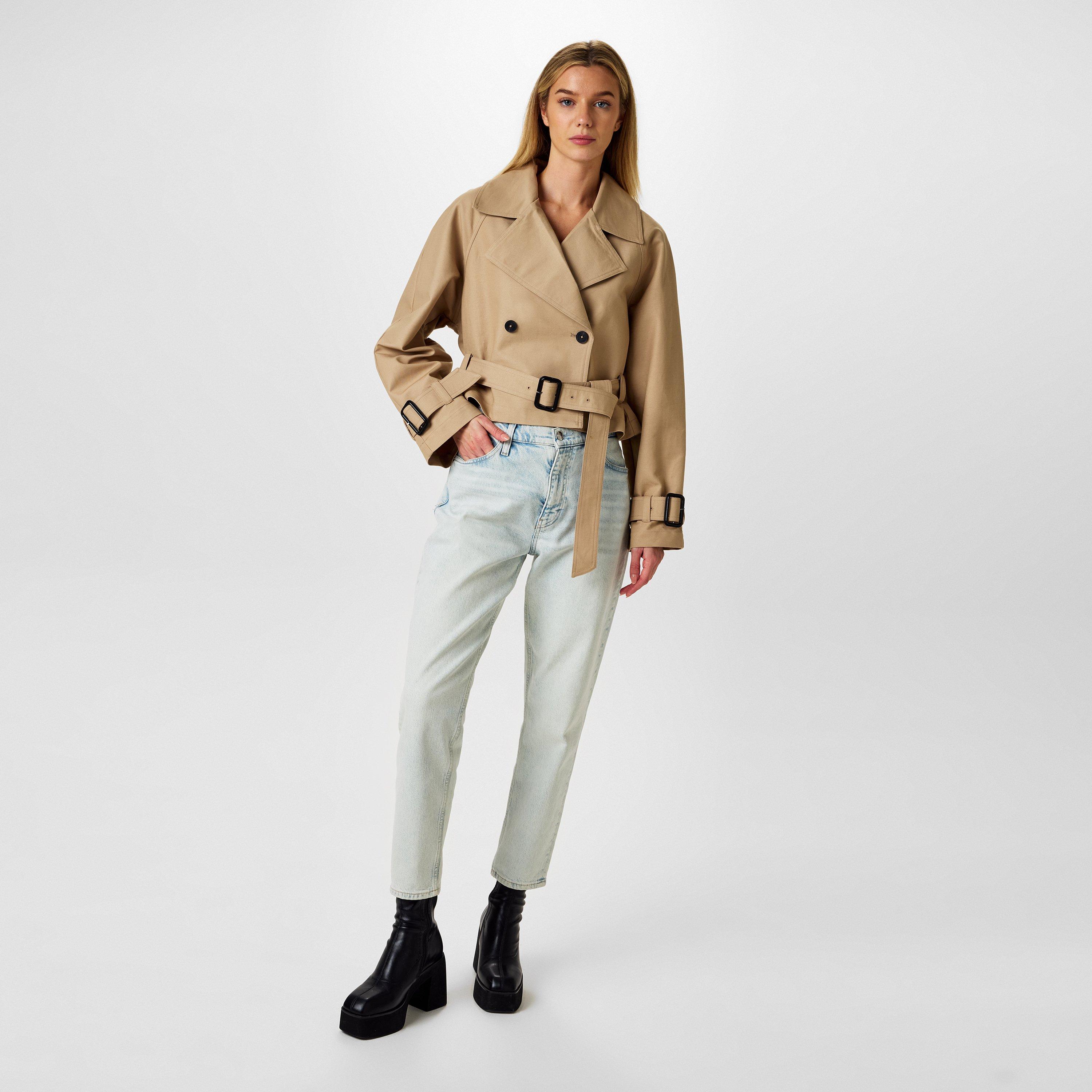 Jack Wills JW Cropped Trench Coat