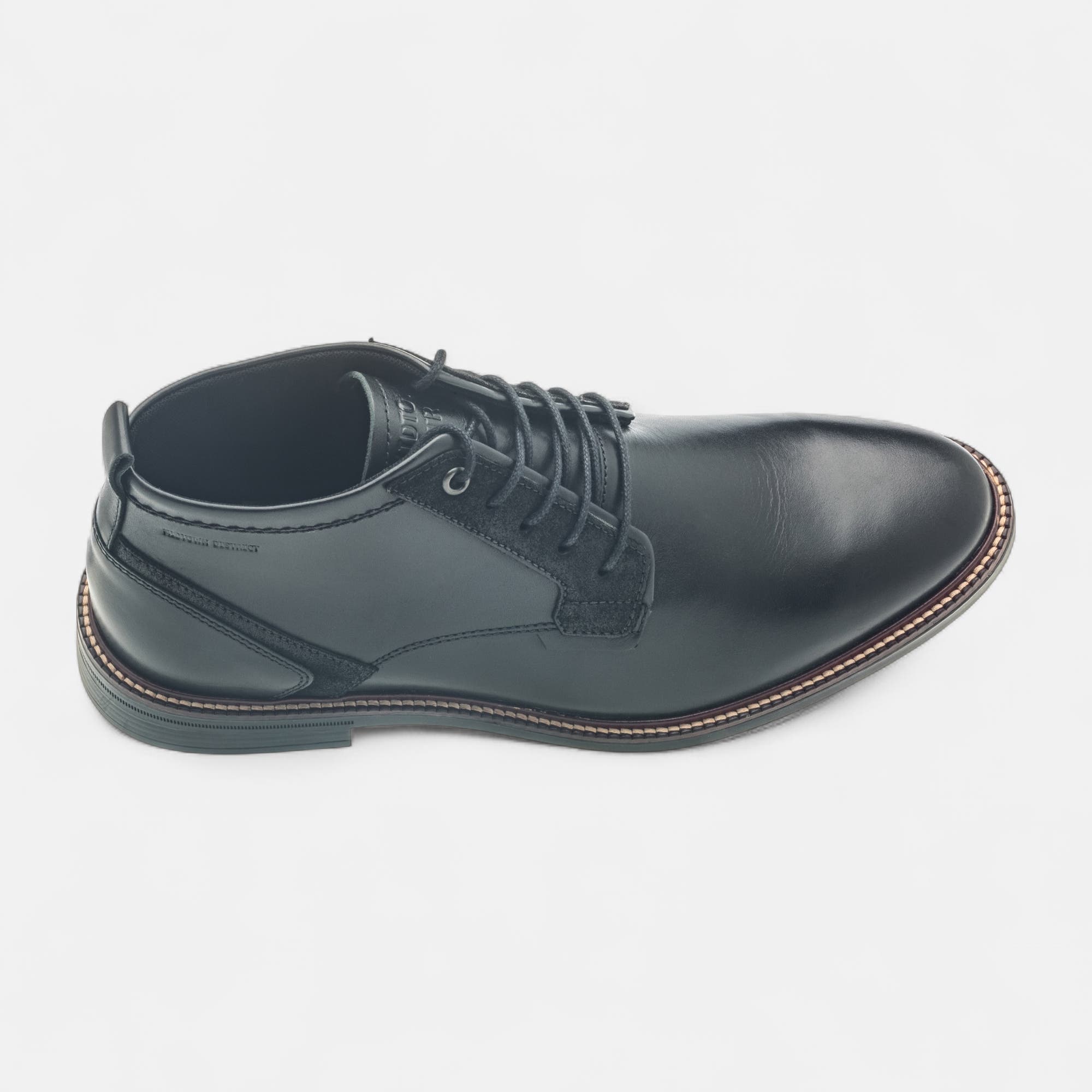 Bottines Homme en cuir noir