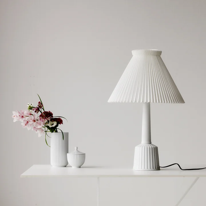 Lyngby Porcelæn - Esben Klint Tischleuchte (EU), weiss