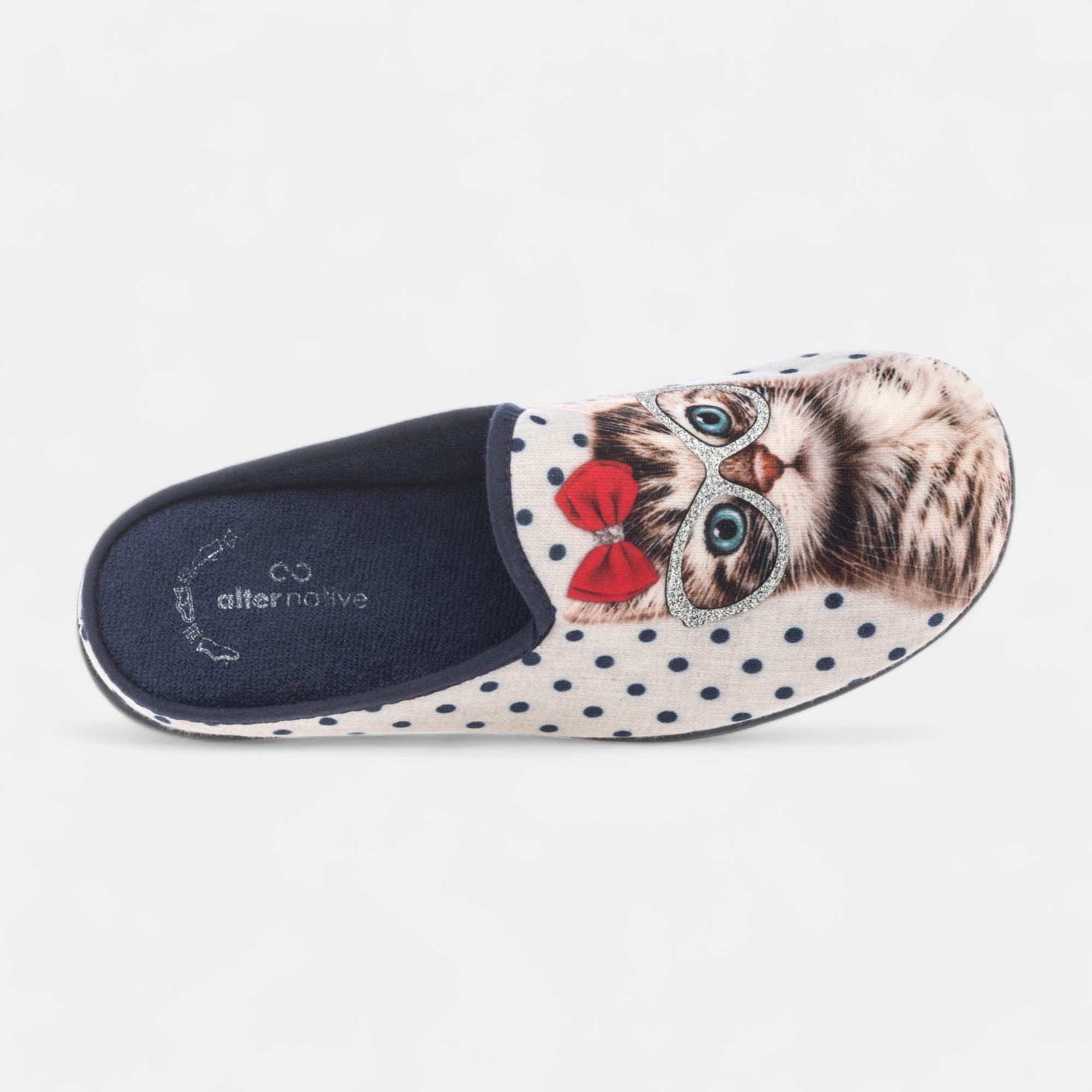 Pantoufles mules Femme gris