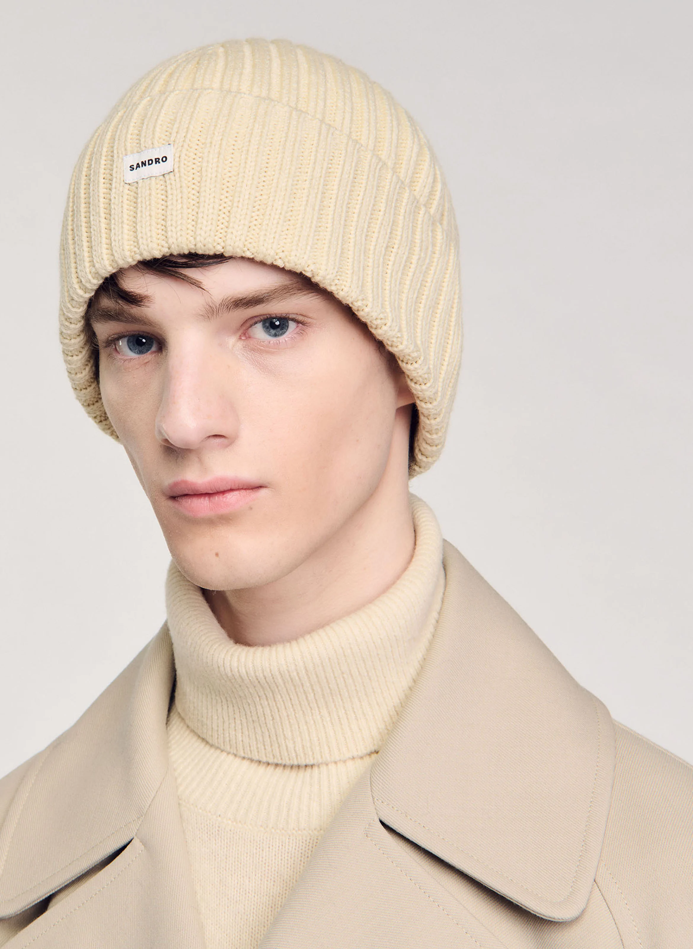 Bonnet côtelé | Blanc