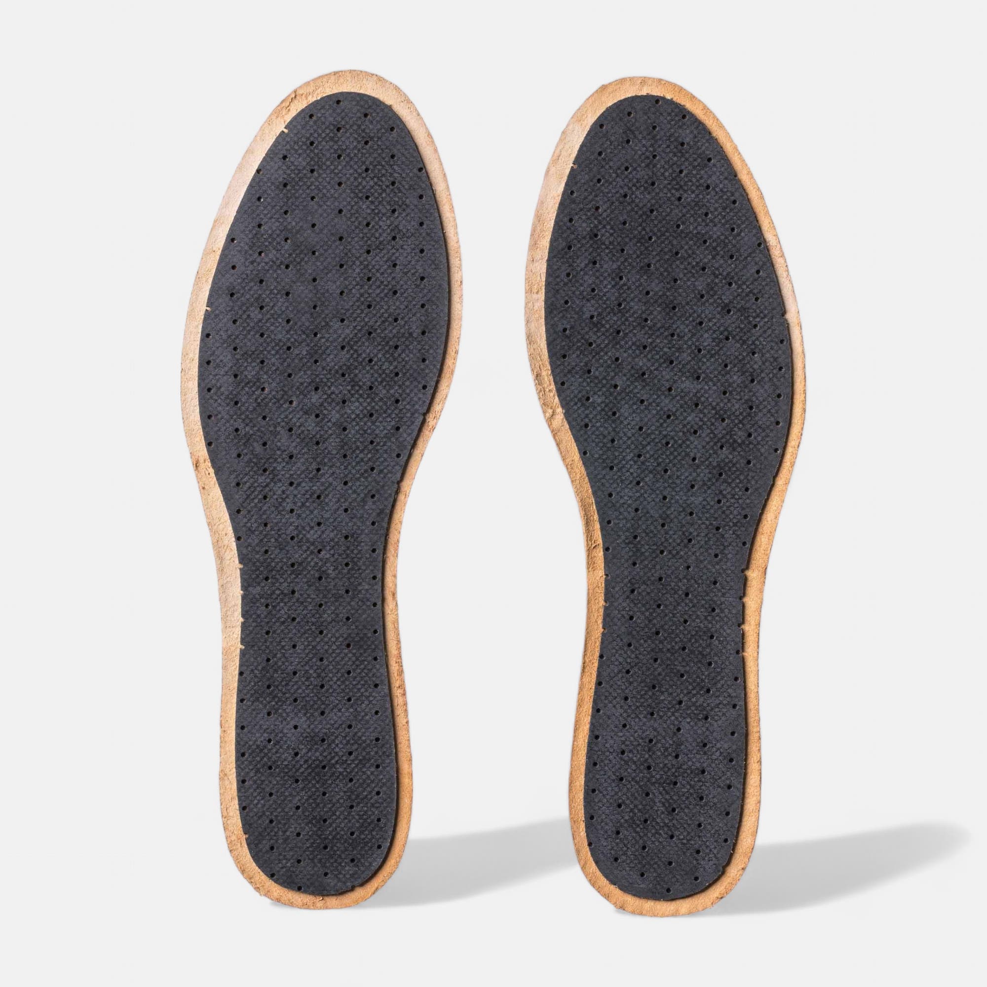 Semelles cuir charbon 35 36 sans coloris