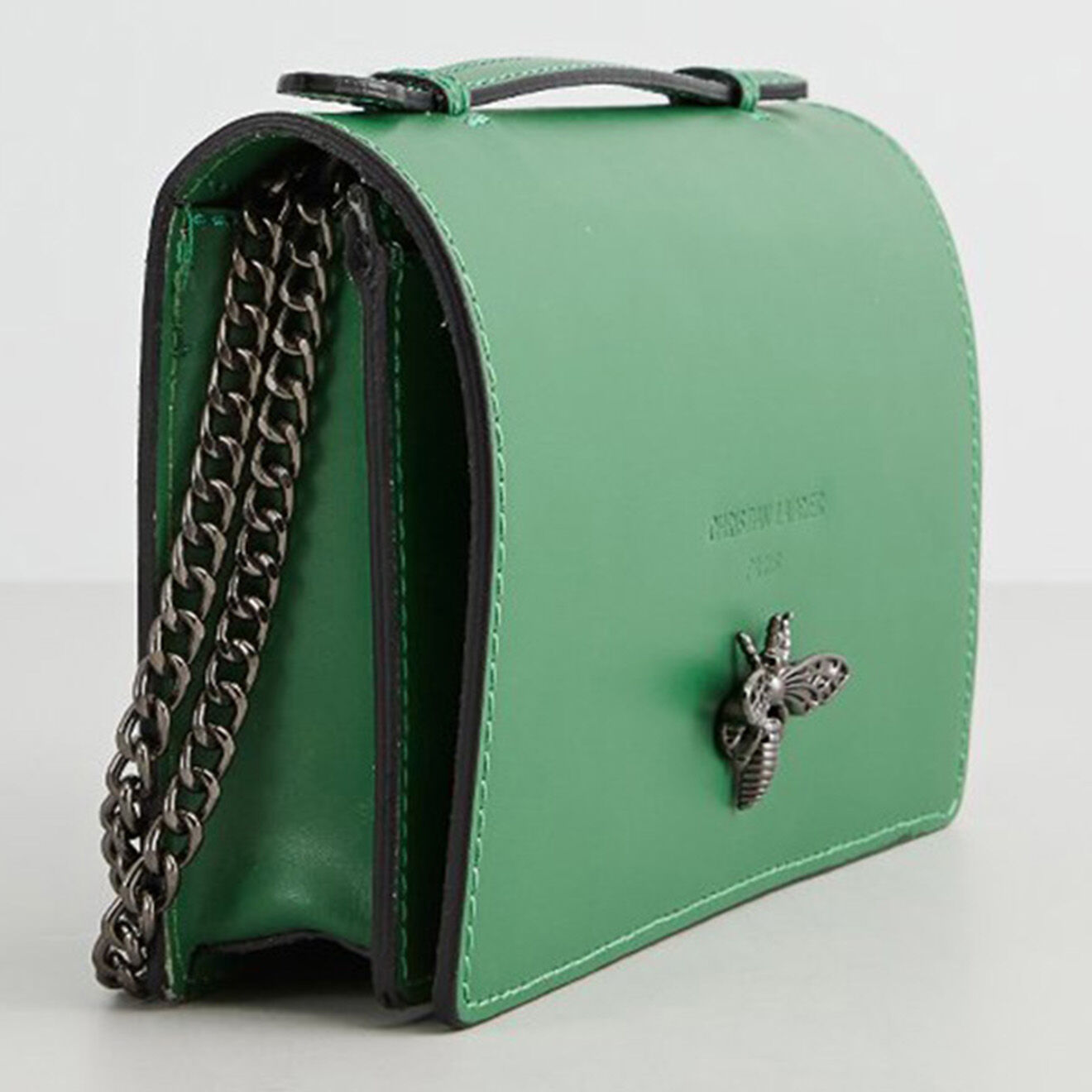 Christian Laurier Sac bandoulière en Cuir Stacy vert - 22x12x4 cm