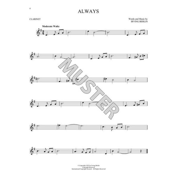 Hal Leonard 101 Beautiful Songs Clarinet