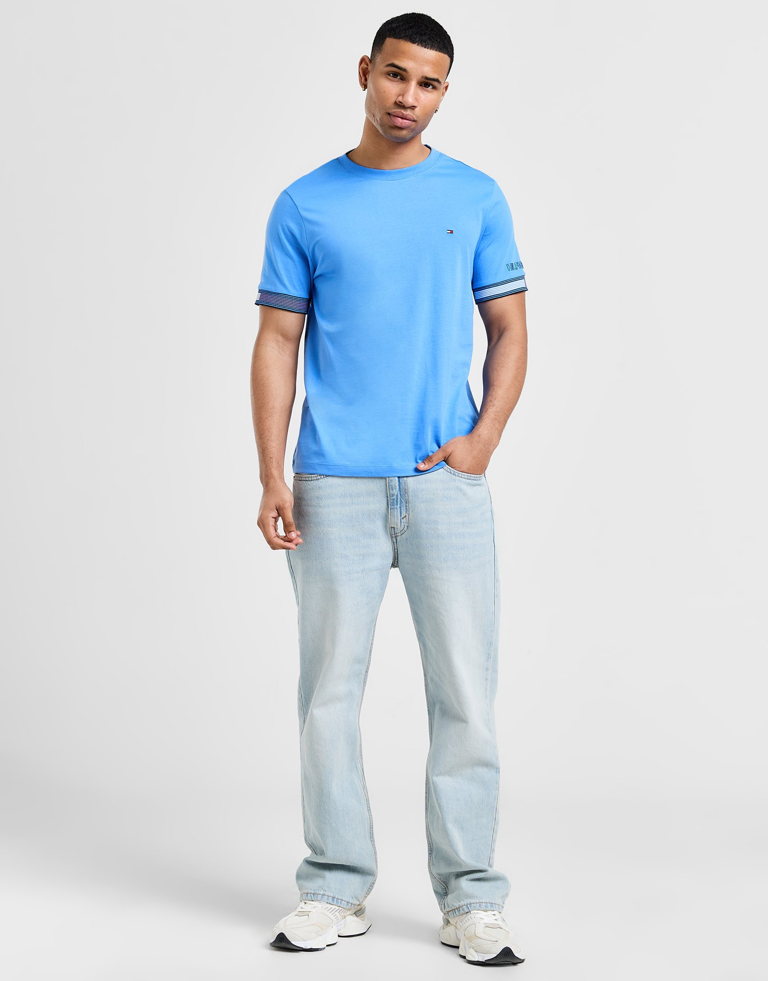 Tommy Hilfiger T-shirt Flag Cuff Homme