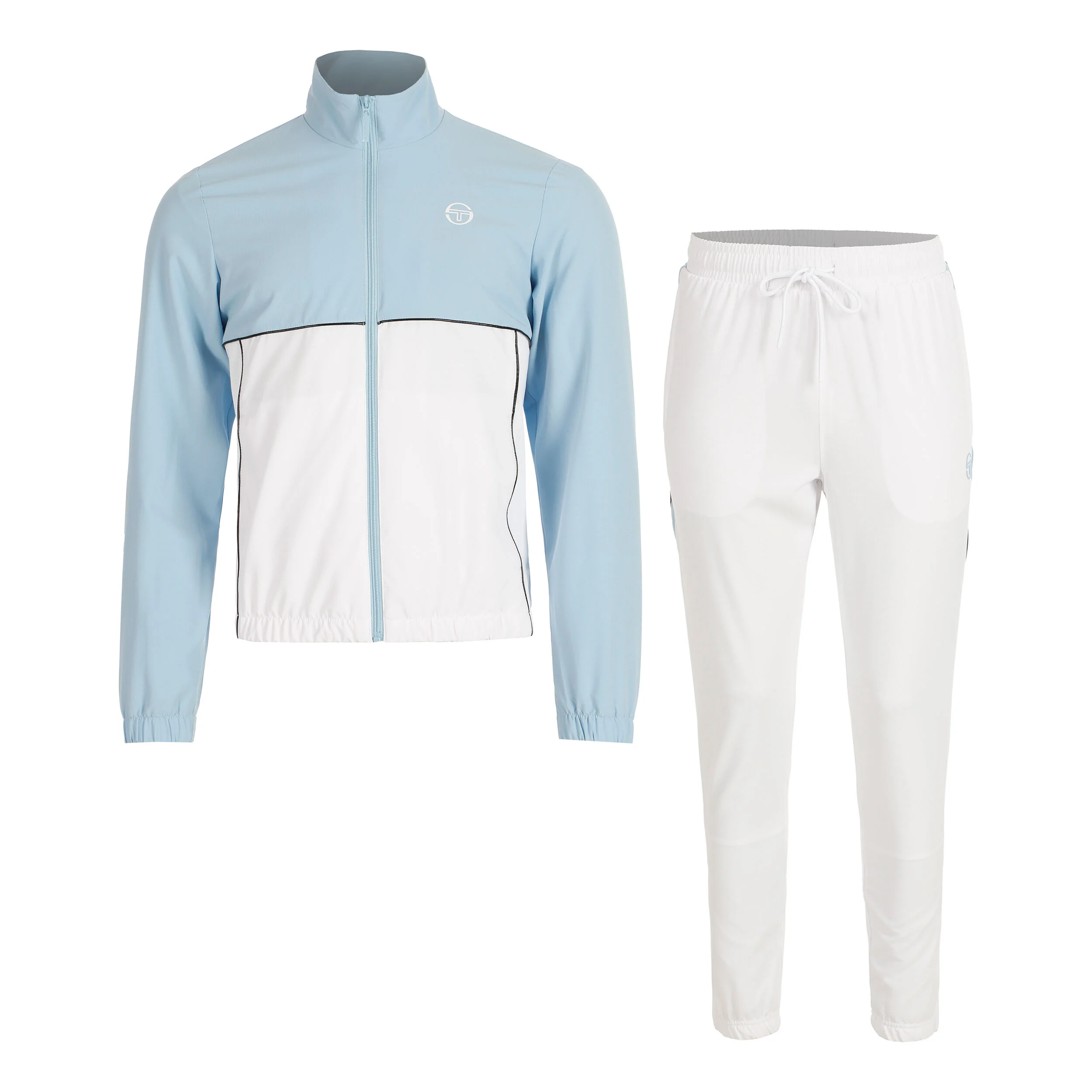 Sergio Tacchini Deriva Survêtement Hommes - Blanc , Bleu Clair