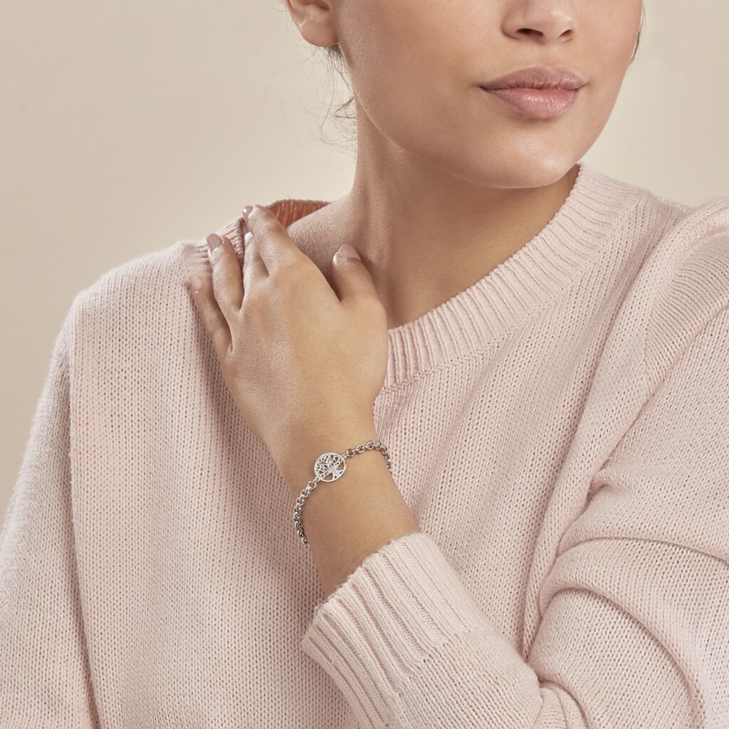 Bracelet Lao Argent Blanc