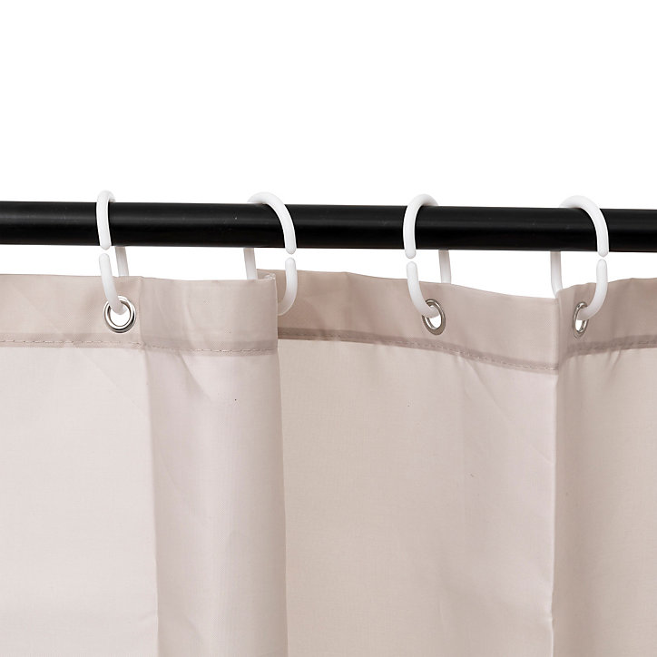 Rideau de douche coloris lin L.180xH.200 cm, 5Five