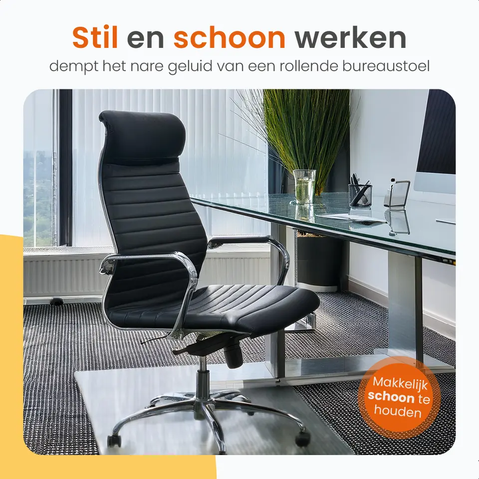 Goliving Vloerbeschermer bureaustoel - 120x150cm - Bureaustoelmat