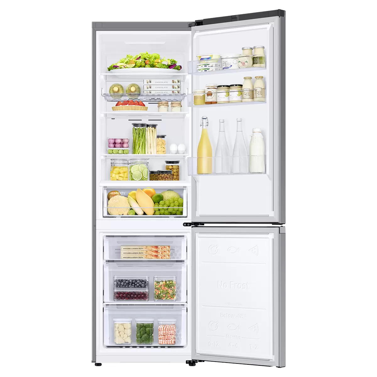 Samsung Kühl-Gefrierkombi RB36T672CS9/WS Silber