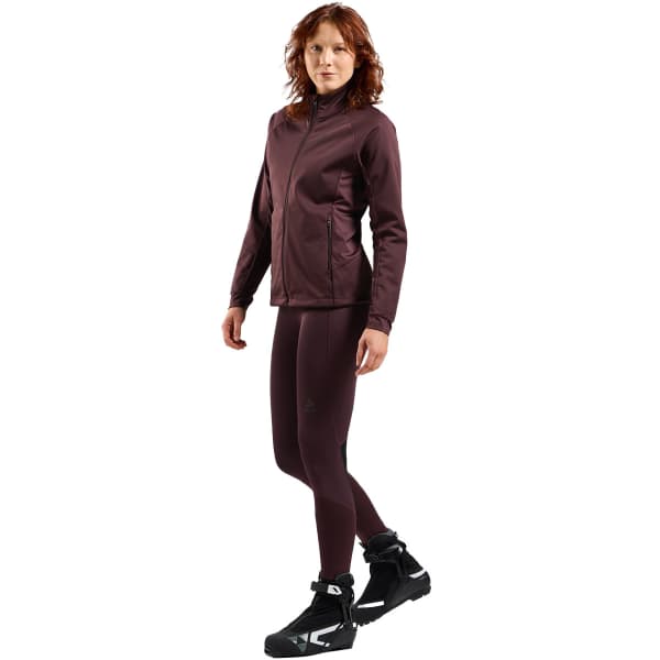 Veste ski de fond ODLO BRENSHOLMEN JACKET W FUDGE