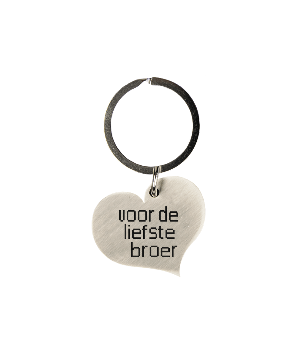 Sleutelhanger Liefste Broer 10cm