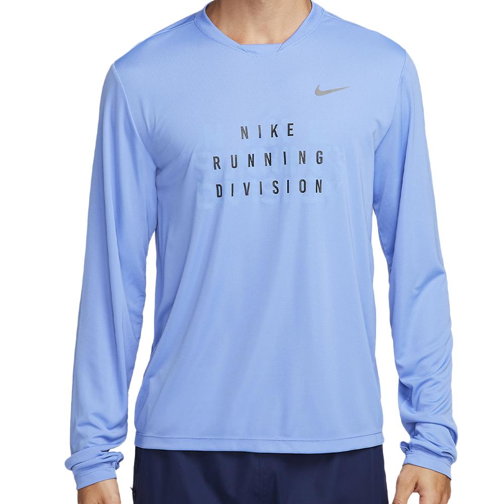 Nike T-Shirt Running Technique Bleu Homme Nike Ris 365