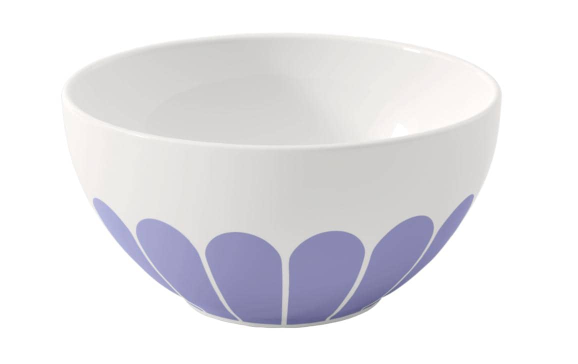 Müslischale Fleur 4 Stück, BlauSchale aus hochwertigem Porzellan