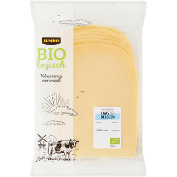 Jumbo Biologische Kaas Belegen 50+ Plakken ca. 200 g