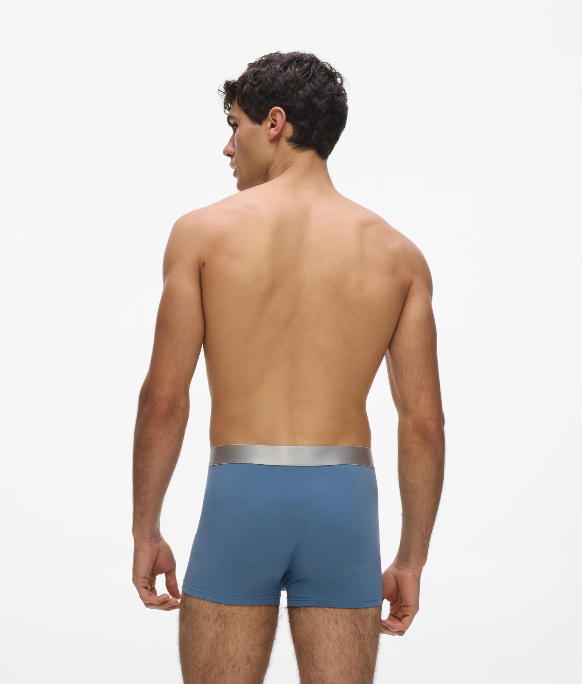 Metallic boxers met logo – 3 stuks