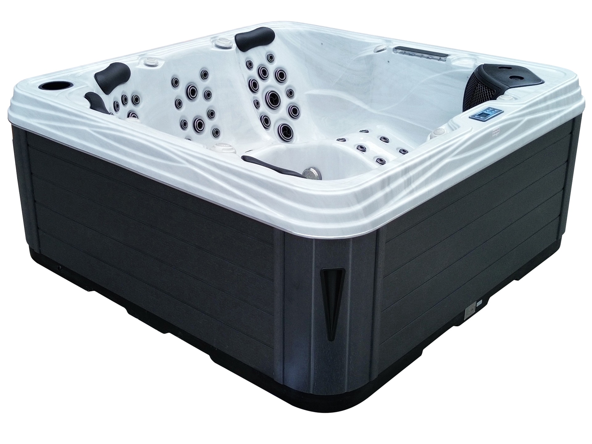Outdoor Whirlpool WAVE XL 228x94x228 cm grau/weiß