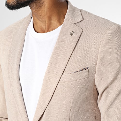 Veste Blazer B7065 Beige Foncé