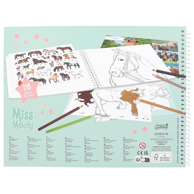 Kleurboek Miss Melody