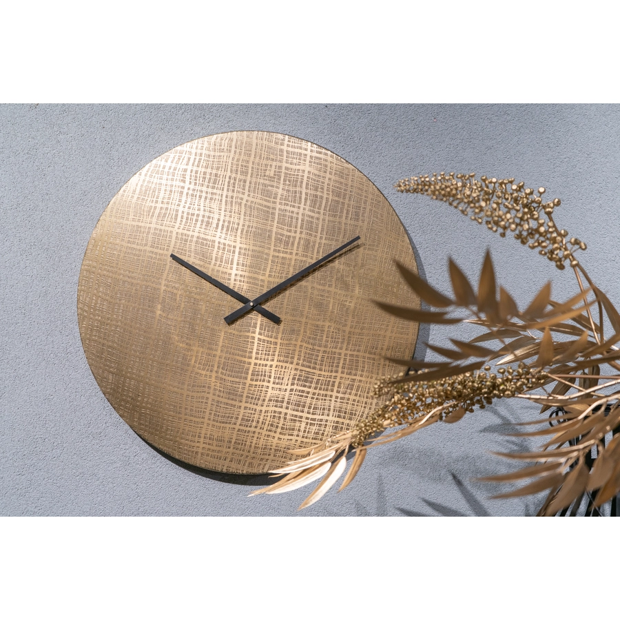 Van Manen Wanduhr ohne Batterien Zürich Gold Gold