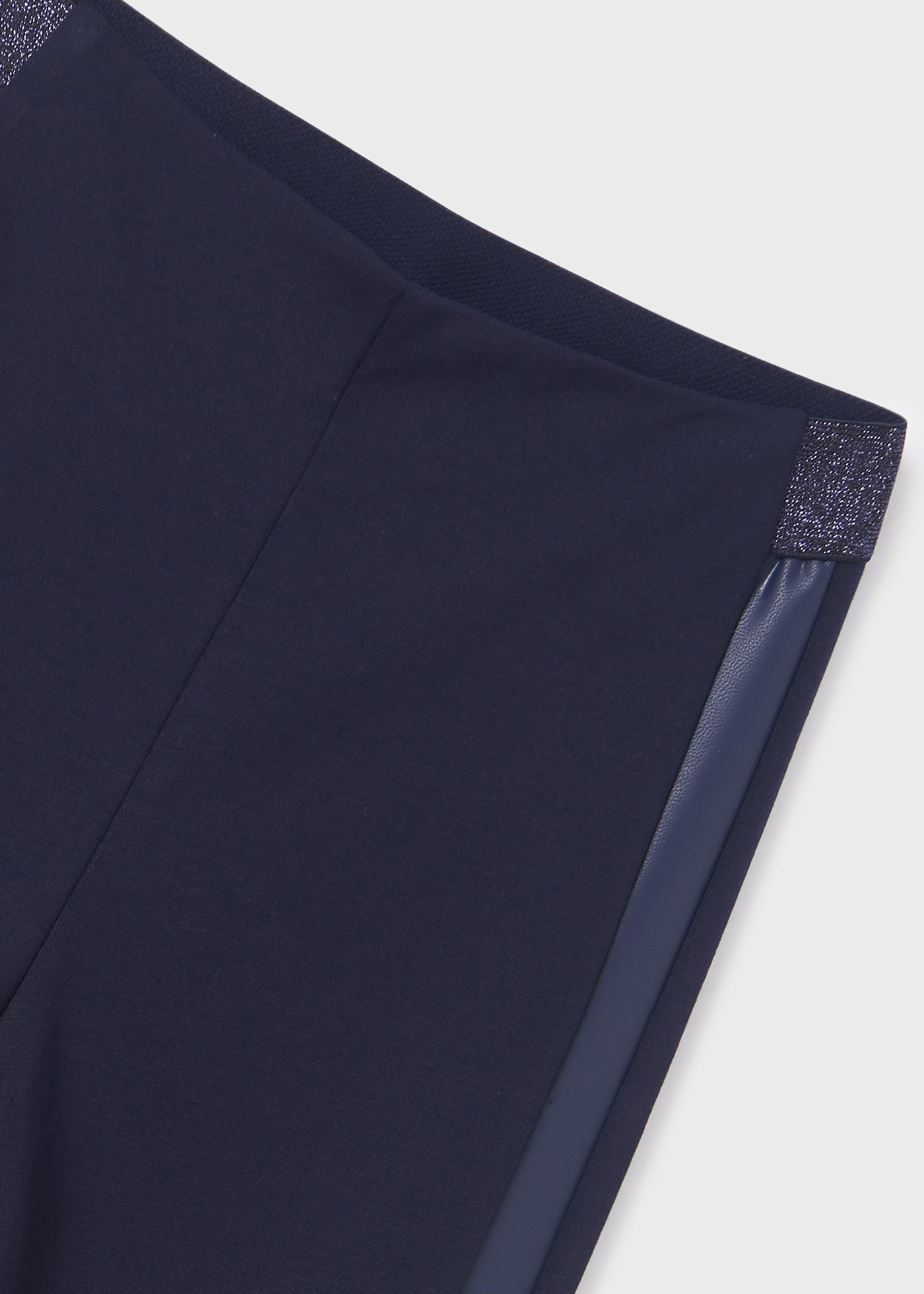 Leggings de couro sintético para meninas