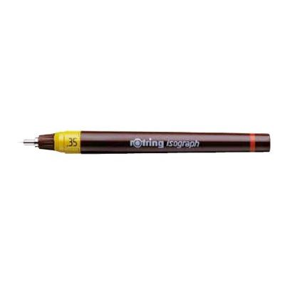 Rotring Isograph - Stylo technique - 0.35 mm - noir - fin