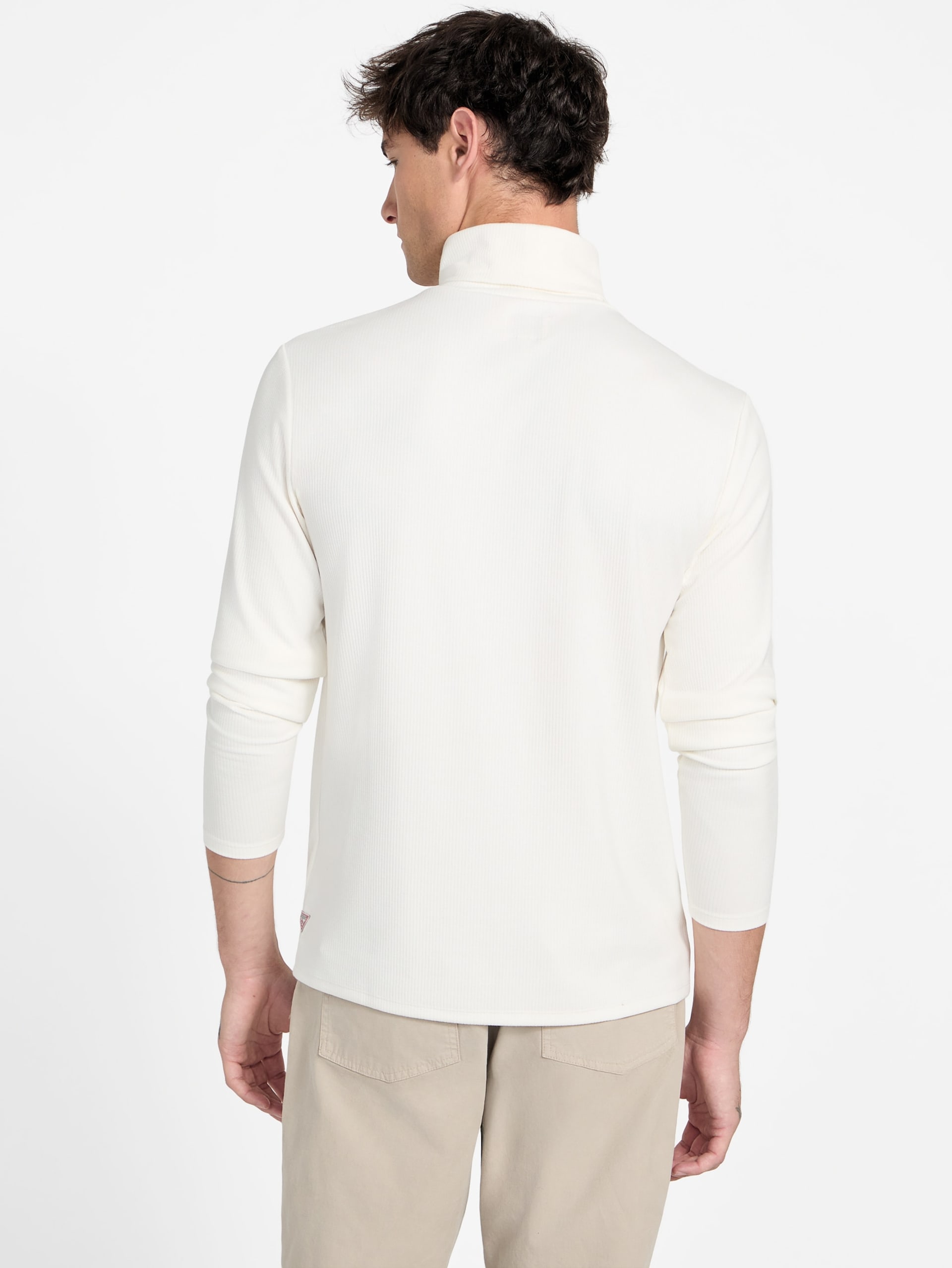 Camisa canelada em viscose ecológica