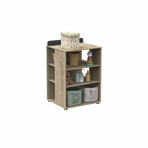Lit combiné évolutif 120x60 NOVA Gris volcan - SAUTHON