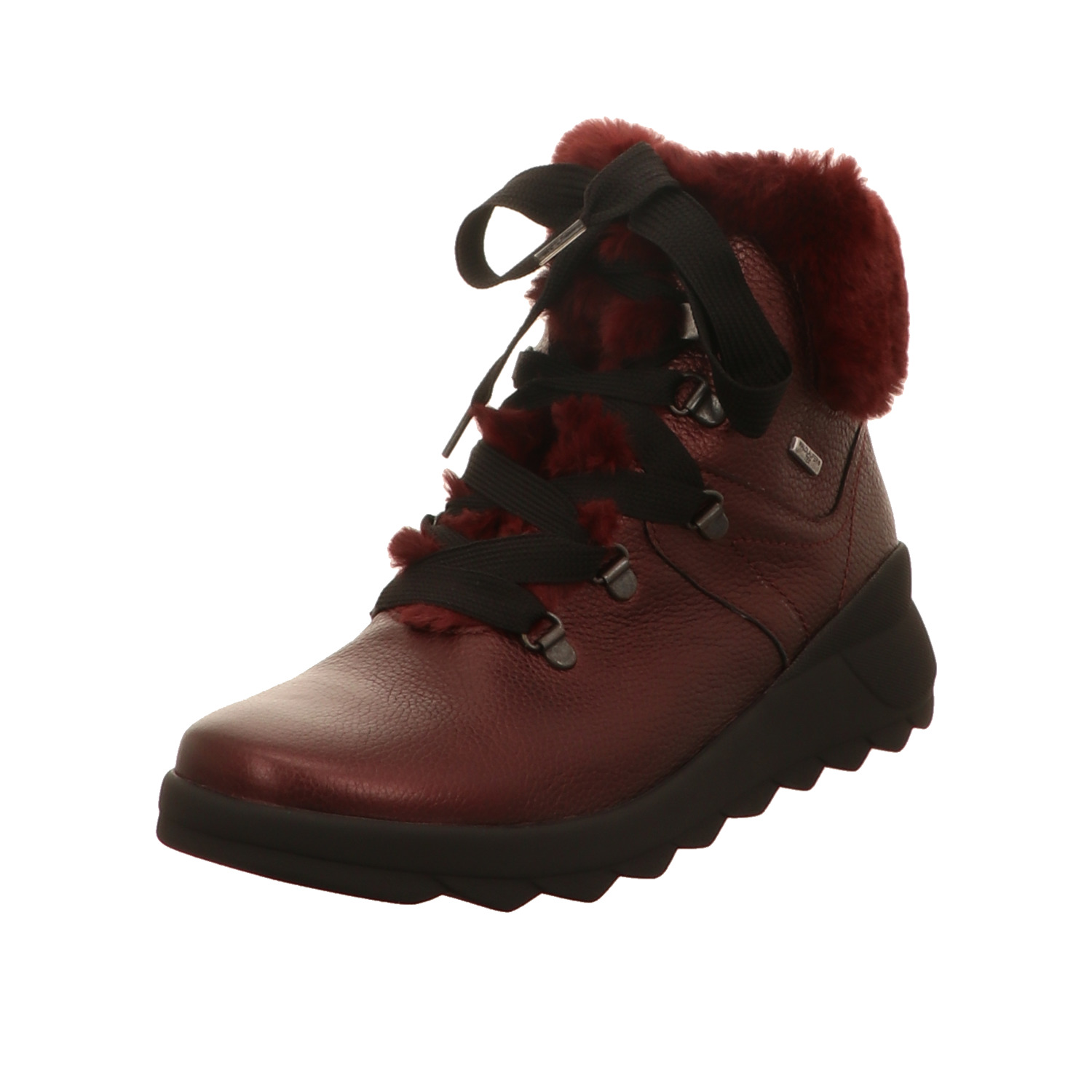 Waldläufer Schnürstiefelette rot