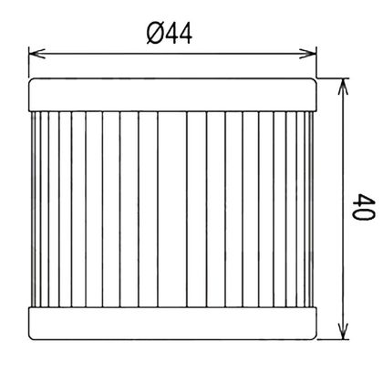 Filtre à huile HifloFiltro HF971 Type origine