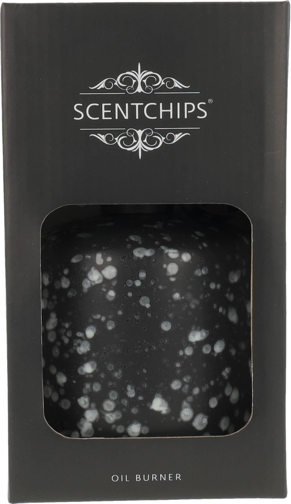 Scentchips olie geurbrander zwart D 10 H 16 cm