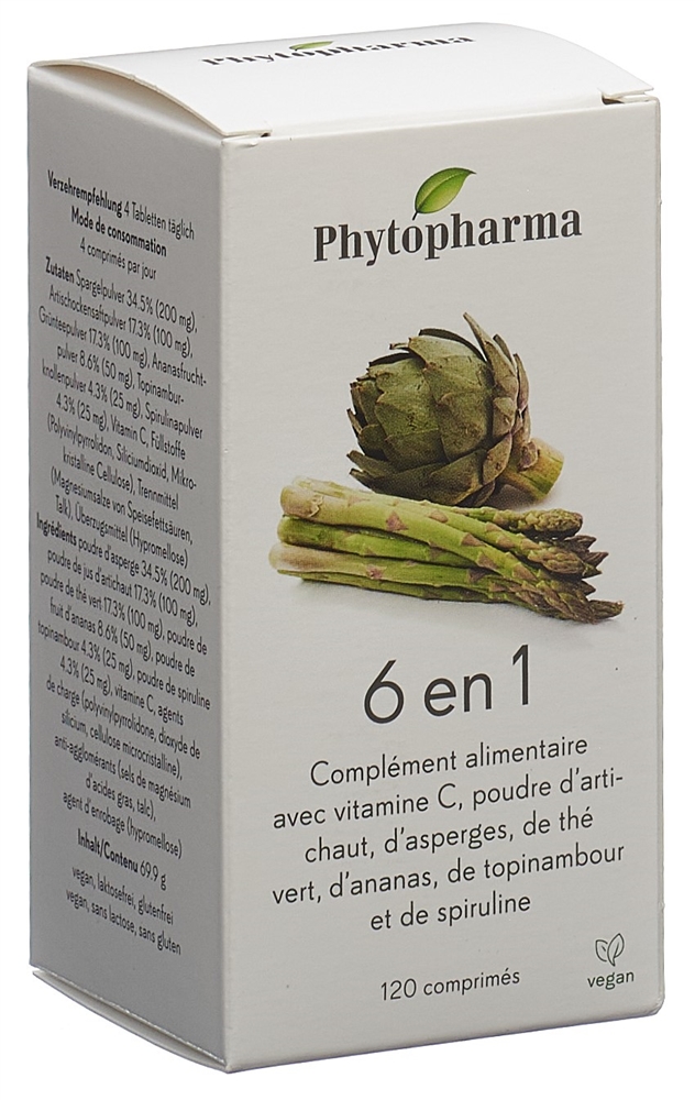 PHYTOPHARMA 6in1<br>120 Stück, Tablette