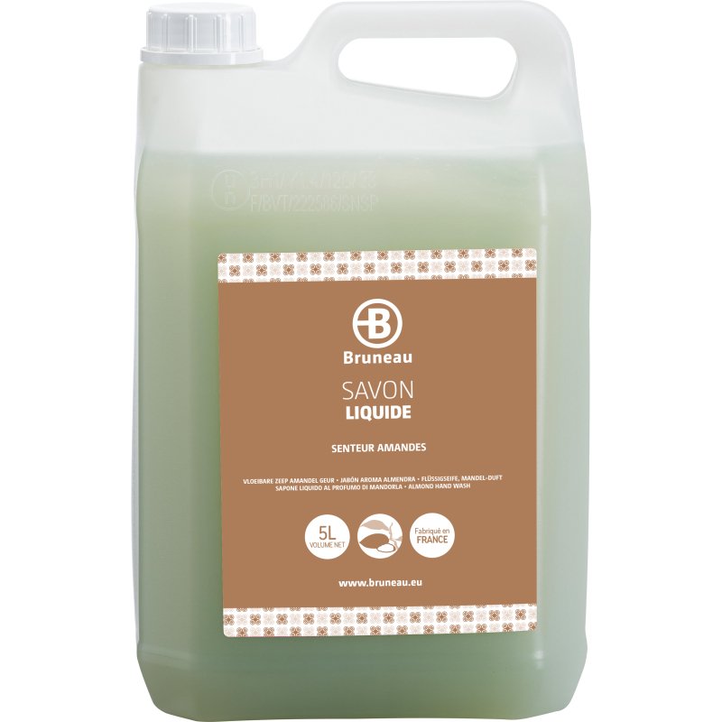 Savon liquide Bruneau Amandes - Bidon de 5 L