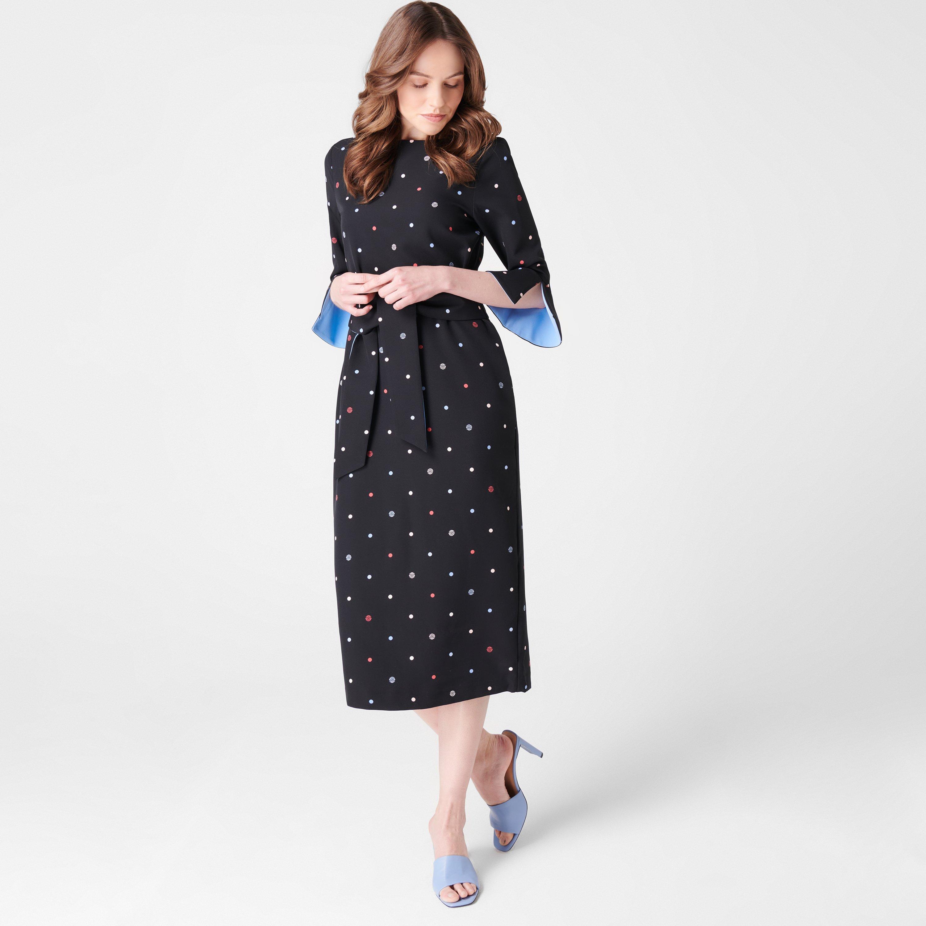 Biba Biba Tie Midi Dress