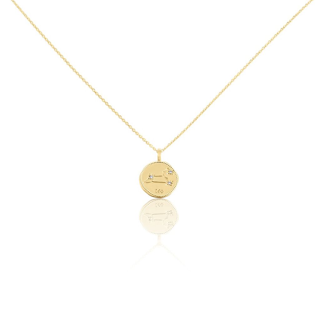 Collier Iago Plaqué Or Oxydes De Zirconium