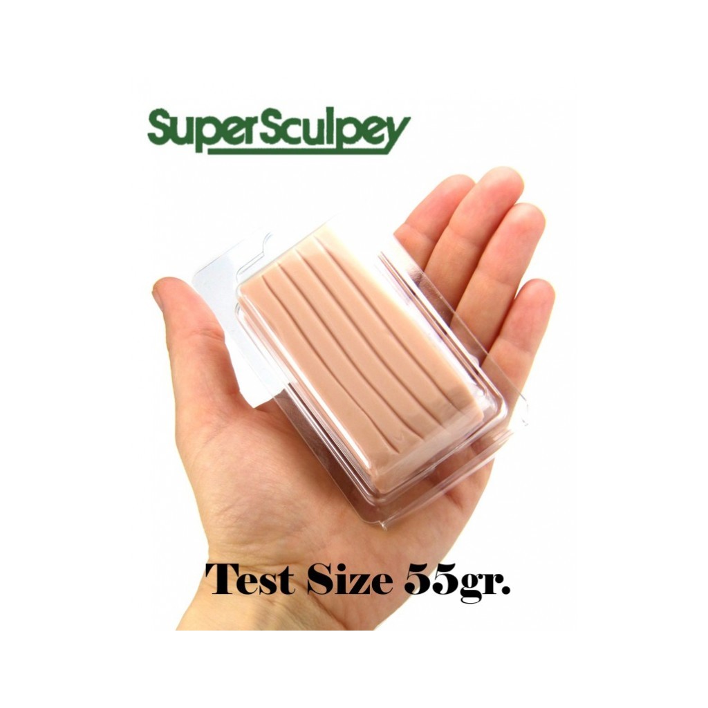 Super Sculpey Beige 55 gr. - Taille d'essai