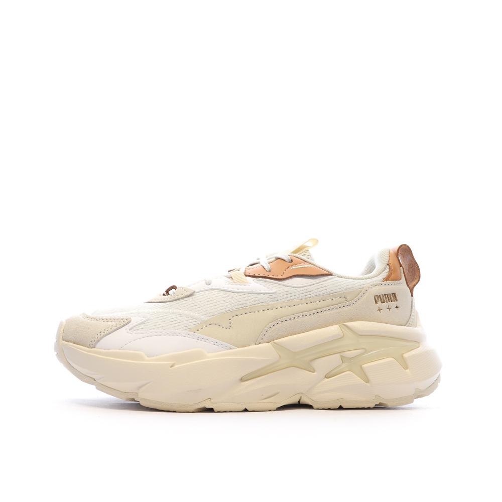 Puma Baskets Blanches/Beiges Femme Puma Spina