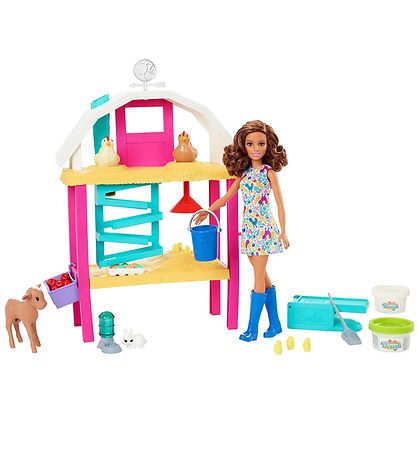 Barbie Puppenset - Mit Ei-Farm - Schlüpfen und sammeln