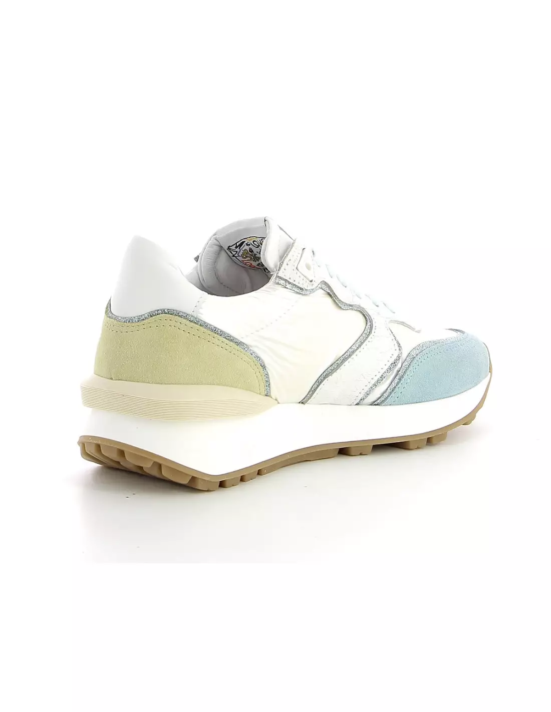 SMR - SEMERDJIAN 7447 - Baskets blanccieljaune