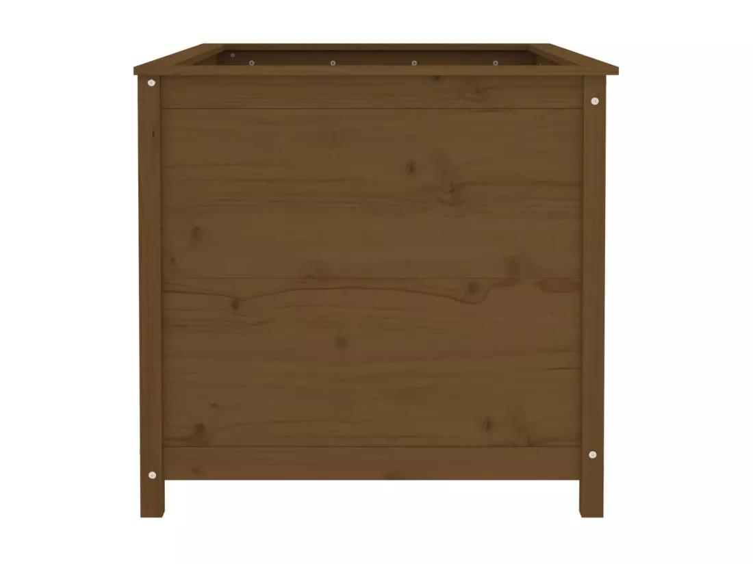 Jardinière bac lit surélevé marron 119.5 x 82.5 x 78 cm 02_0039780