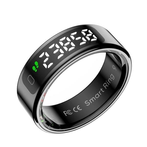Smart ring med overvågning af puls og søvn Størrelse 9