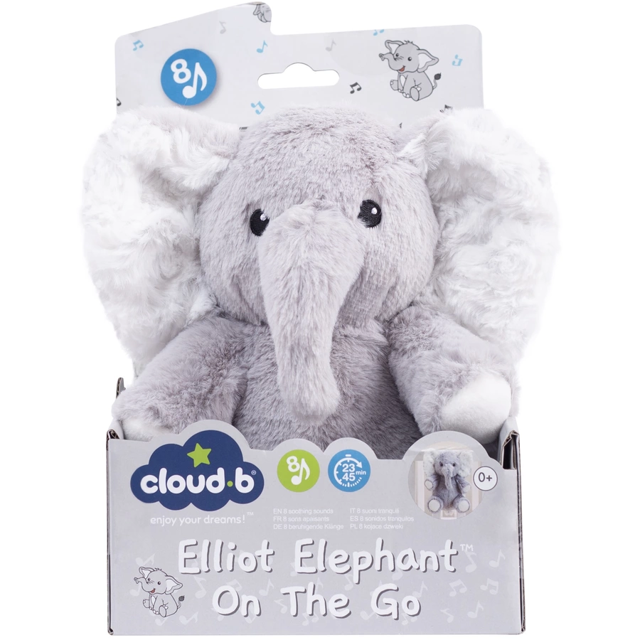 cloud-b®Eli der Elefant on the Go Grau